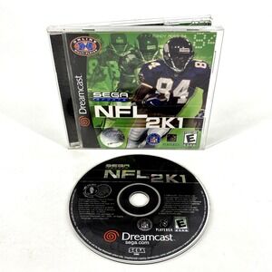 NFL 2K1  Sega Dreamcast Football‎ Game 2000 Jewel Case